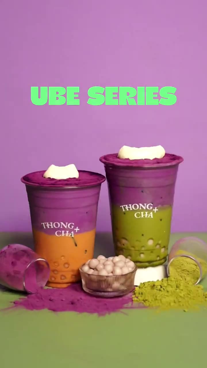 Thong Cha+ Ube Series